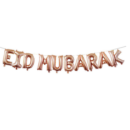 Eid Mubarak Latex Balloon Ramadan Kareem Decoration Festival Party Supplies