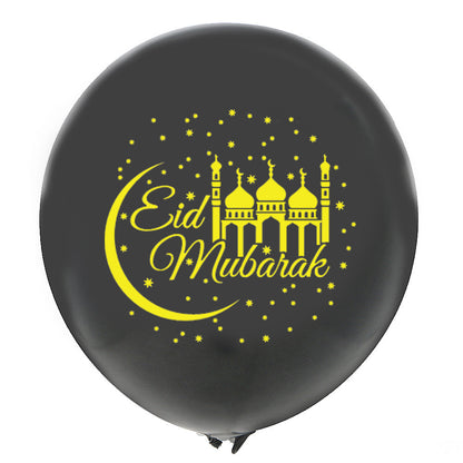 Eid Mubarak Latex Balloon Ramadan Kareem Decoration Festival Party Supplies