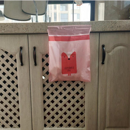 Cartoon Disposable Household Garbage Bag Adhesive Car Garbage Bag Creative Car Storage Bag Factory Spot