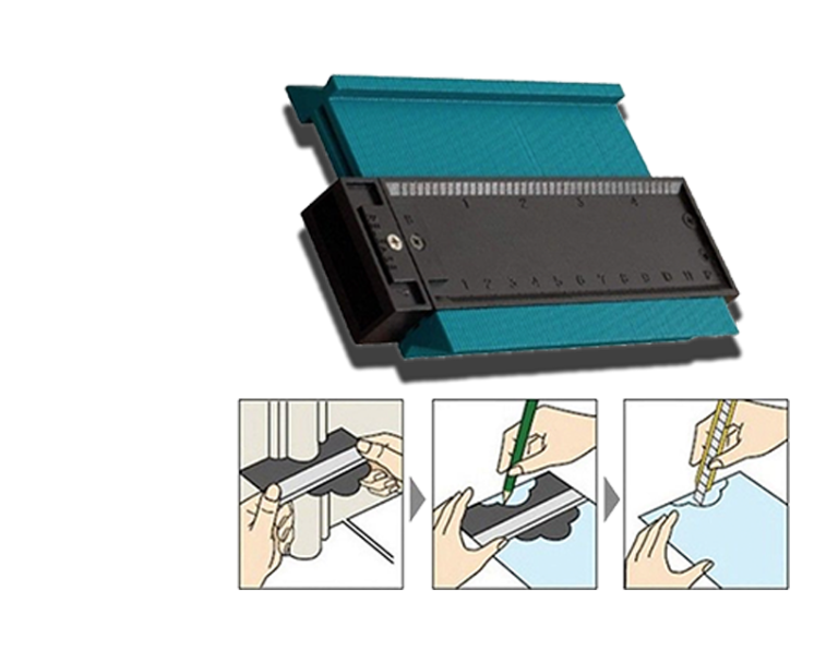 Radial Ruler Contour Gauge Taker Profile Gauge