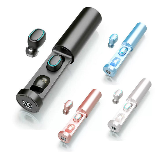 New Wireless Bluetooth In-ear Invisible Mini Battery Life Long Standby Noise Cancelling Headsets