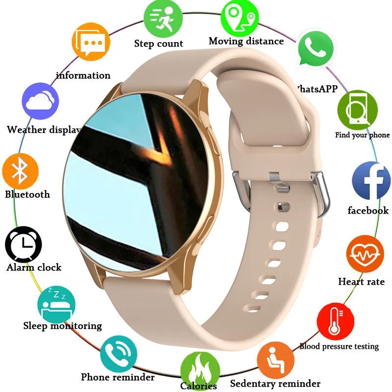 New Women Bluetooth Call Smart Watch HeartRate Blood Pressure Monitoring Smartwatches IP67 Waterproof Men Smartwatch+Box