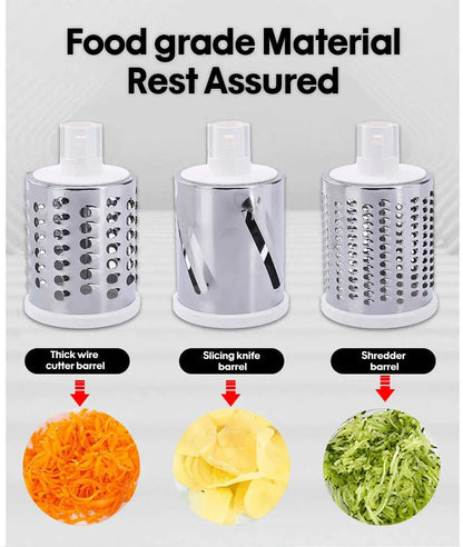 Manual Rotary Cheese Grater for Vegetable Cutter Potato Slicer Mandoline Multifunctional Vegetable Chopper Kitchen Accessories