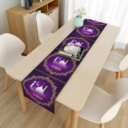 Home Muslim Ramadan Decorative Cloth Table Flag