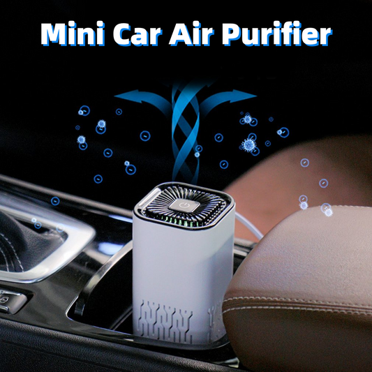 Car Air Purifier Portable Negative Ion Generator Remove Formaldehyde Dust Smoke Air Freshen Washer For Home Car