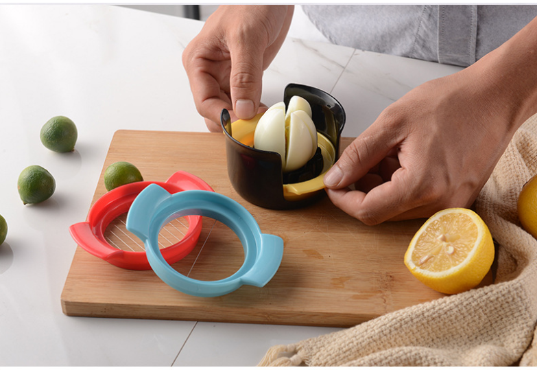 Three-in-one ABS Slicer 304 Kitchen Gadget Egg Cutter